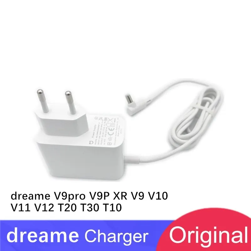 Original vacuum cleaner 30.8V-800mA charger for dreame V9pro V9P XR V9 V10 V11 V12 T20 T30 T10 wireless handheld