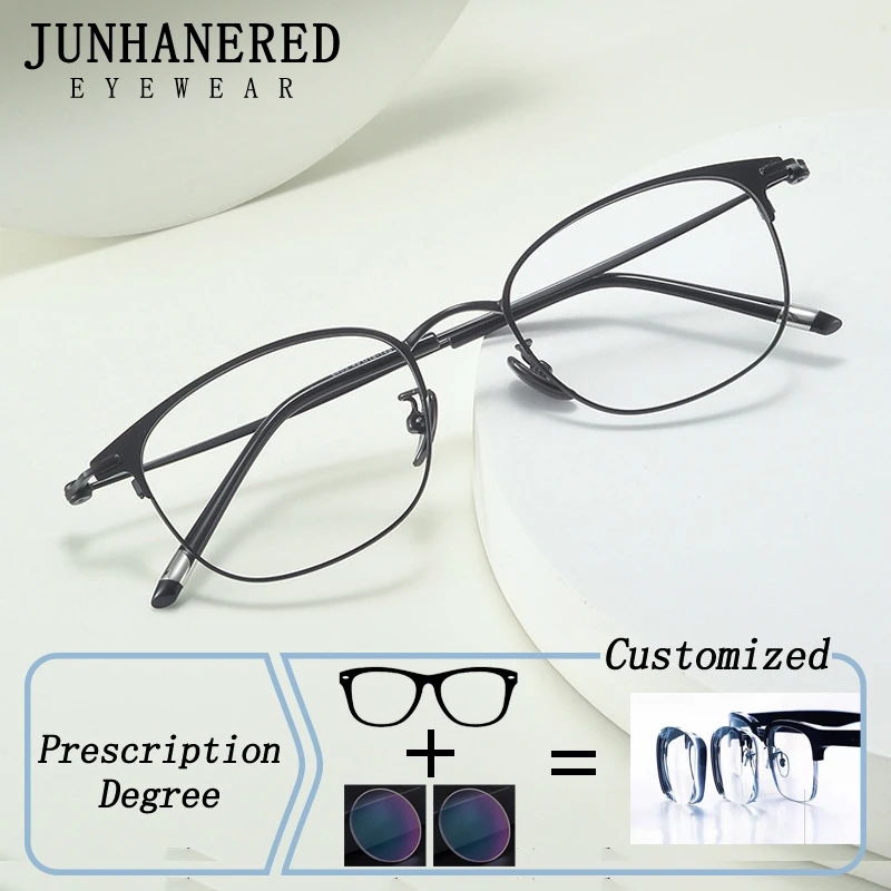 

New Small Ellipse Fine Border/Frame Prescription Glasses Progressive Anti Blue Light Presbyopic Short Sight Astigmatism Eyewear