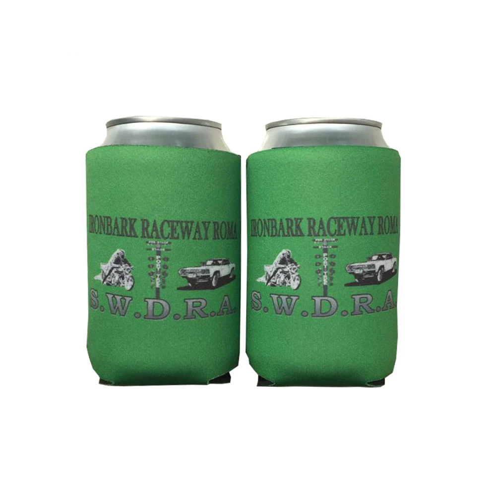 50pcs Custom Print Your Logo Real Neoprene  Foldable Stubby Holders Beer Can Cooler Stubby Holder Beer Cooler Bags Energy Drink
