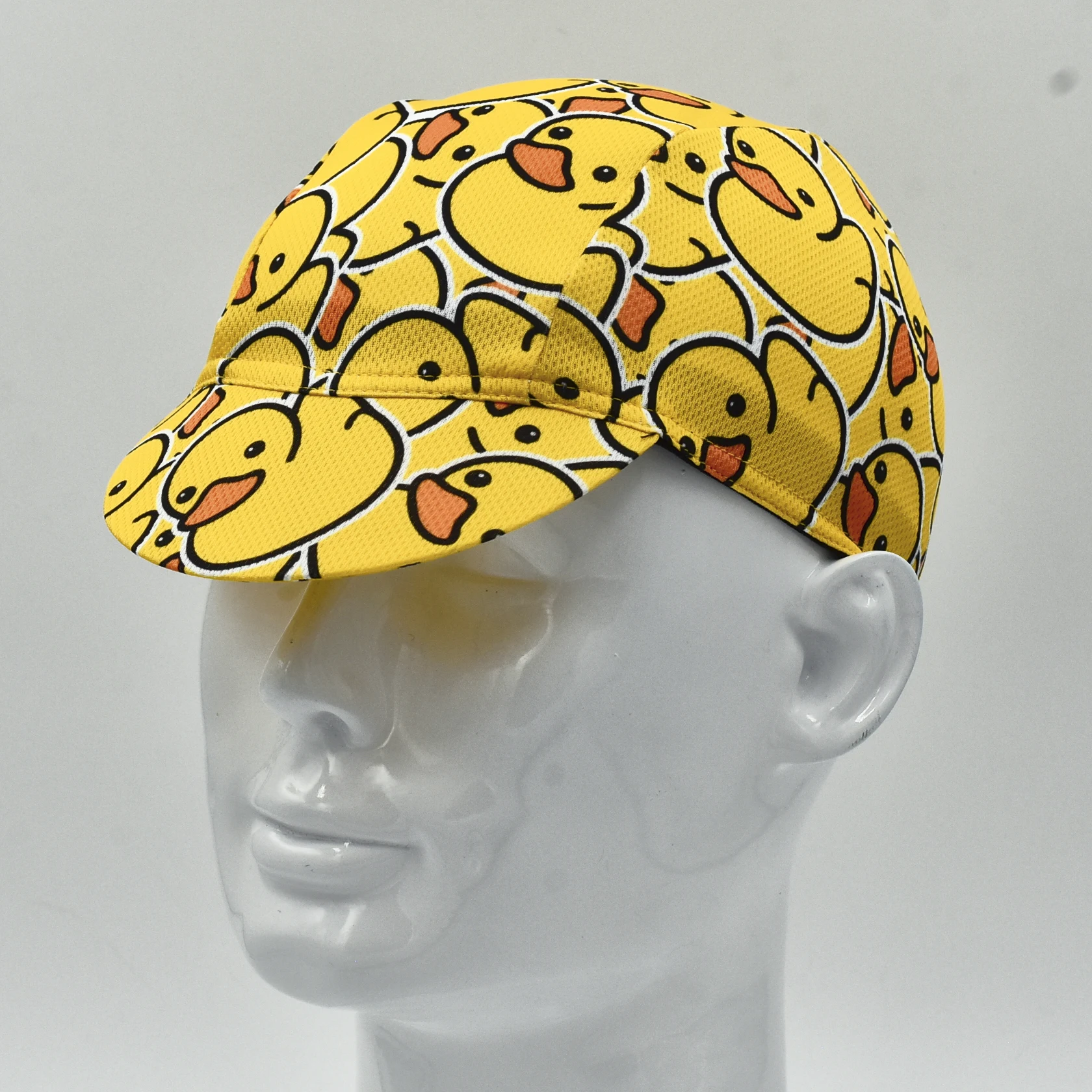 Little Yellow Duck Cycling Cap Colour Bike Hat  Running Headcap Outdoor sports cap