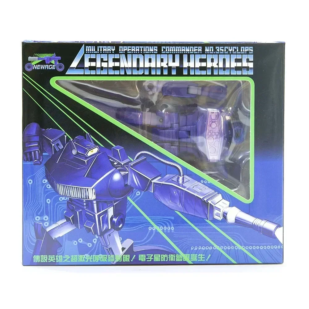 

В наличии: Новая трансформируемая игрушка Newage NA H35 Cyclops Shockwave Mini G1 Shockblast NA, коллекционная фигурка, подарок