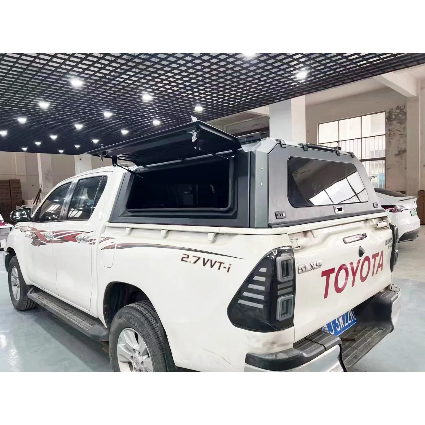 Pickup truck topper hardtop with Emergency Recovery Board hard top navara canopy fit for Toyota Hilux