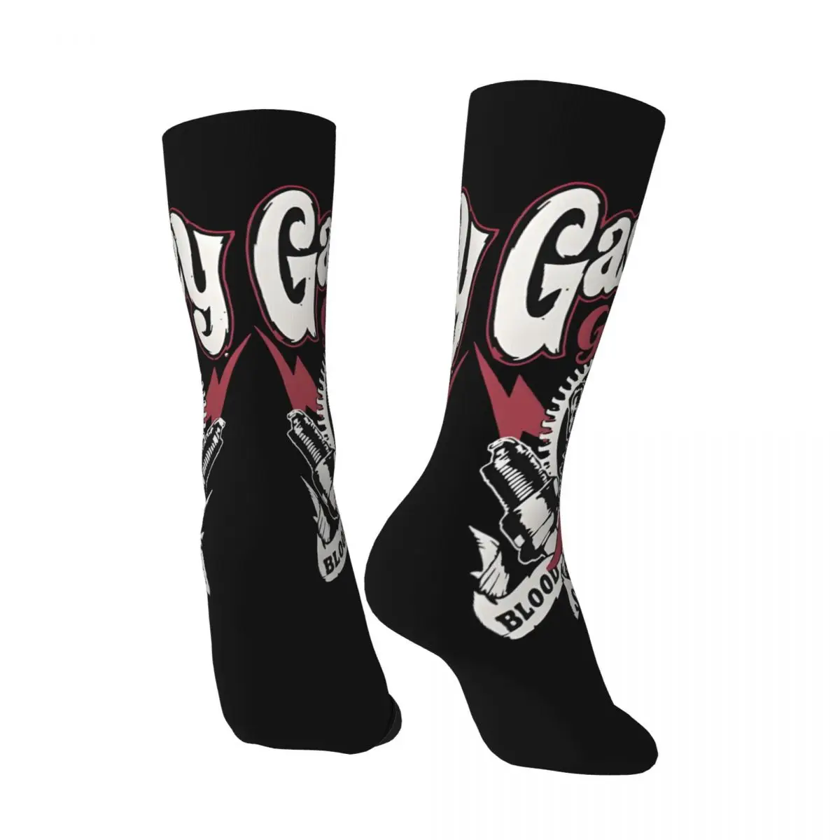 Crazy compression Monkey G Sock for Men Harajuku Gas Monkey Quality Pattern Crew Sock Casual