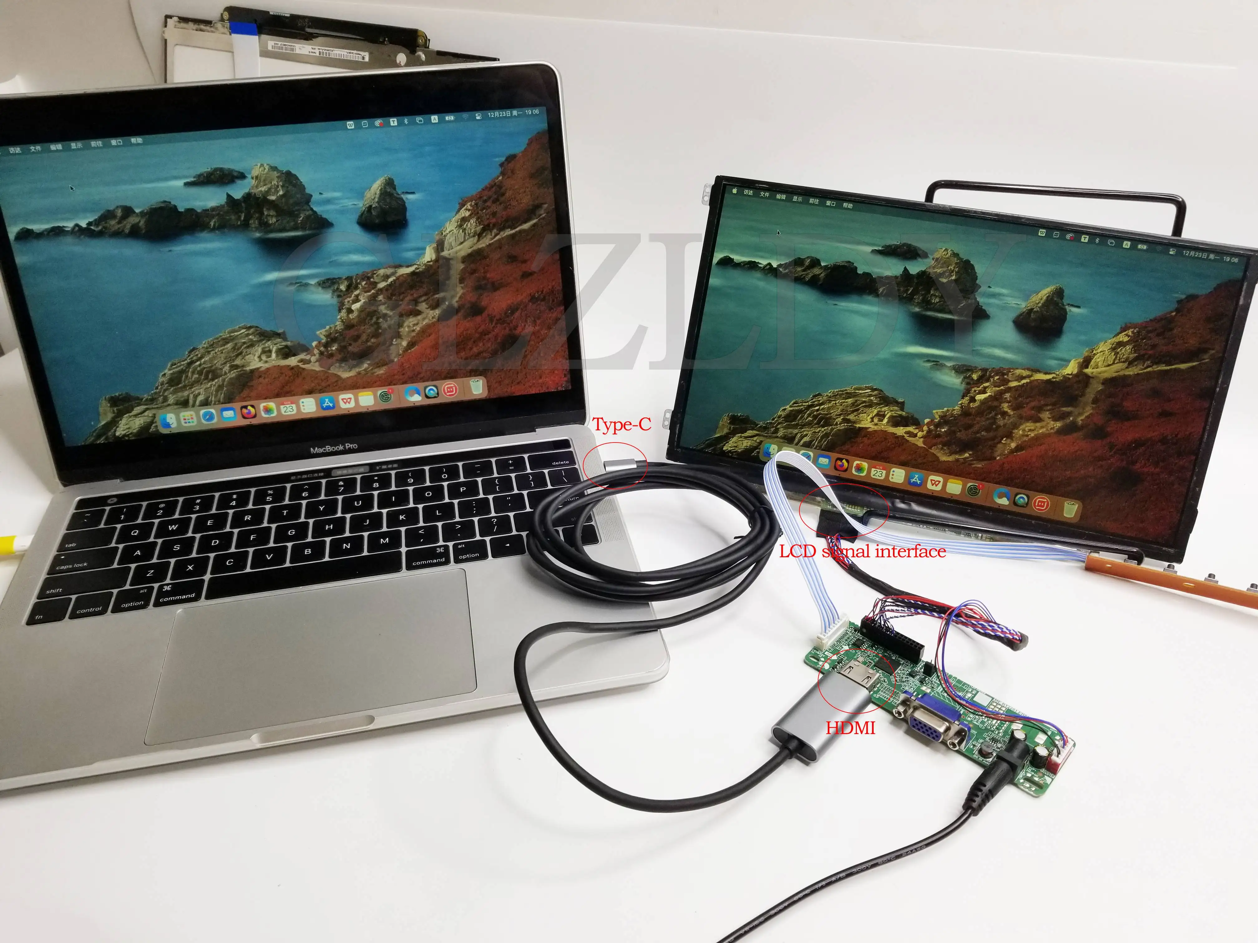 Scheda Controller LCD Per LG Samsung AUO 1366x768 40pin Display LCD Scheda Driver HDMI VGA LP156WH4 LP140WH1 LP156WF1 B156XW02