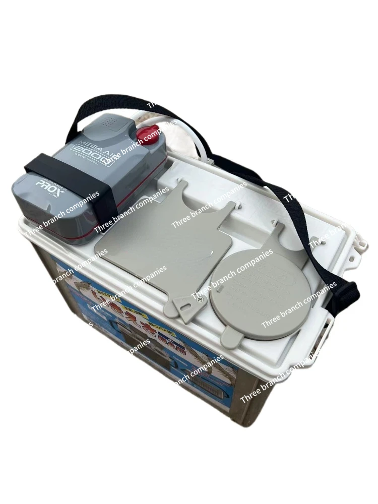 Live Shrimp Box 7L Breeding Box with Fuji Oxygen Pump Boat Fishing Meiho Live Bait Box