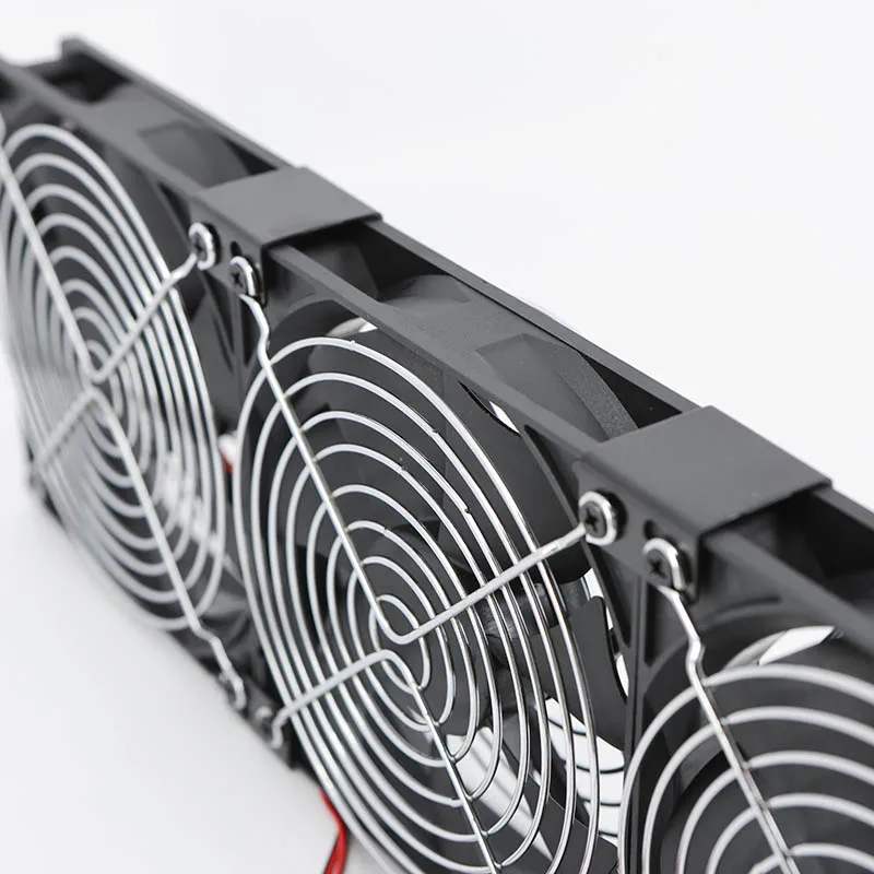 DC 12v 12025 120MM 12CM 대용량 공기 흐름 BTC 채굴기 워크스테이션 캐비닛 서버 케이스 냉각 시스템 팬