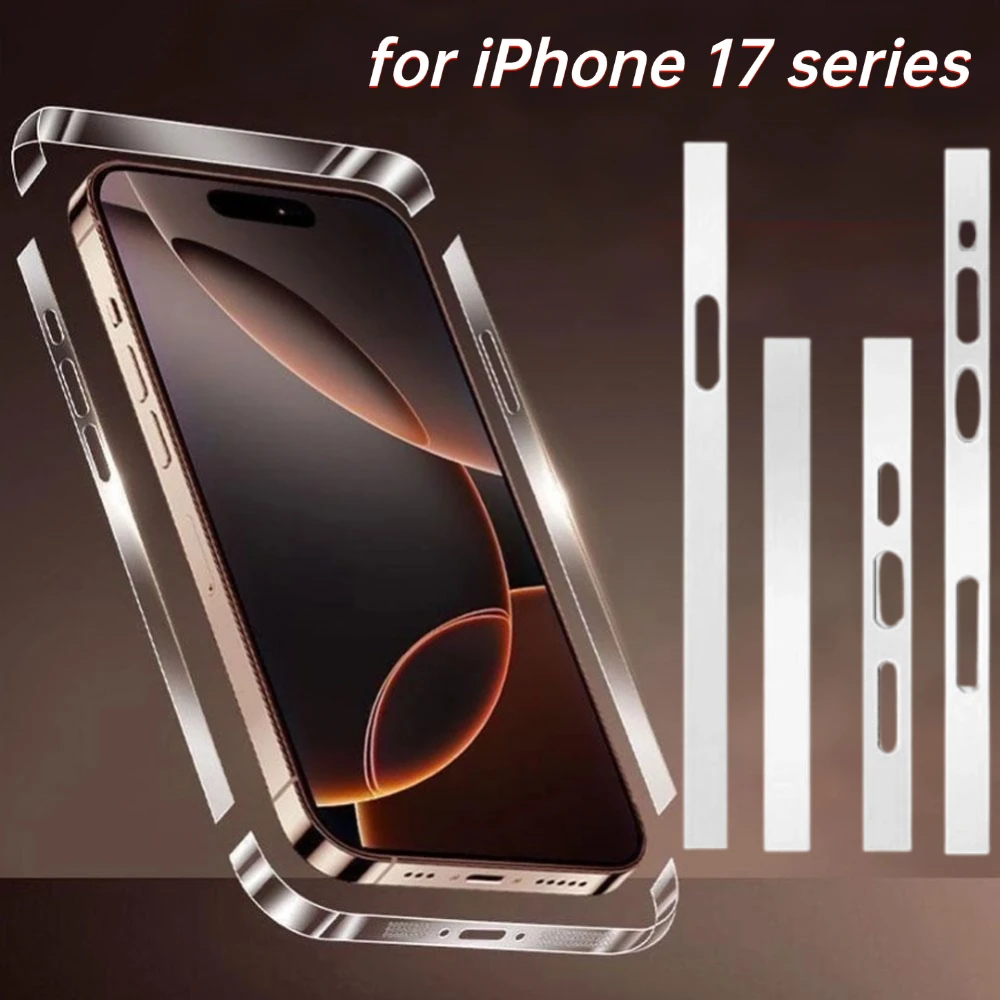 Side Hydrogel Film For iPhone 17 Series Frame Protective Border Frame Screen Protector For IPhone17 17Pro Max