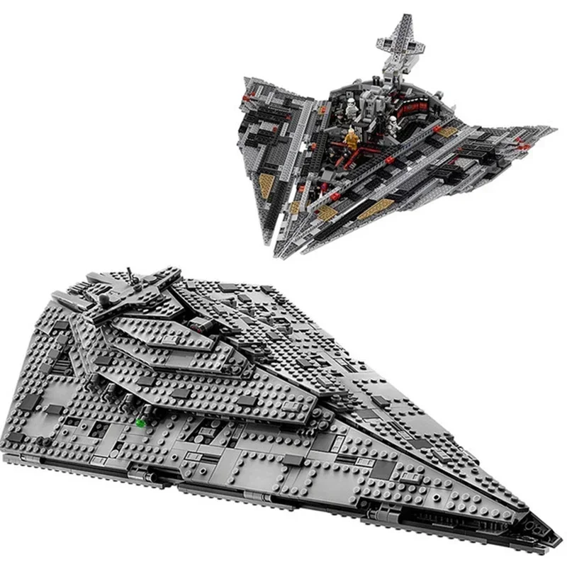 New Spaceship Bricks First Order Destroyer Space Compatible with 75190 Spaces Model Building Blocks Collectable Model Kits Gifts