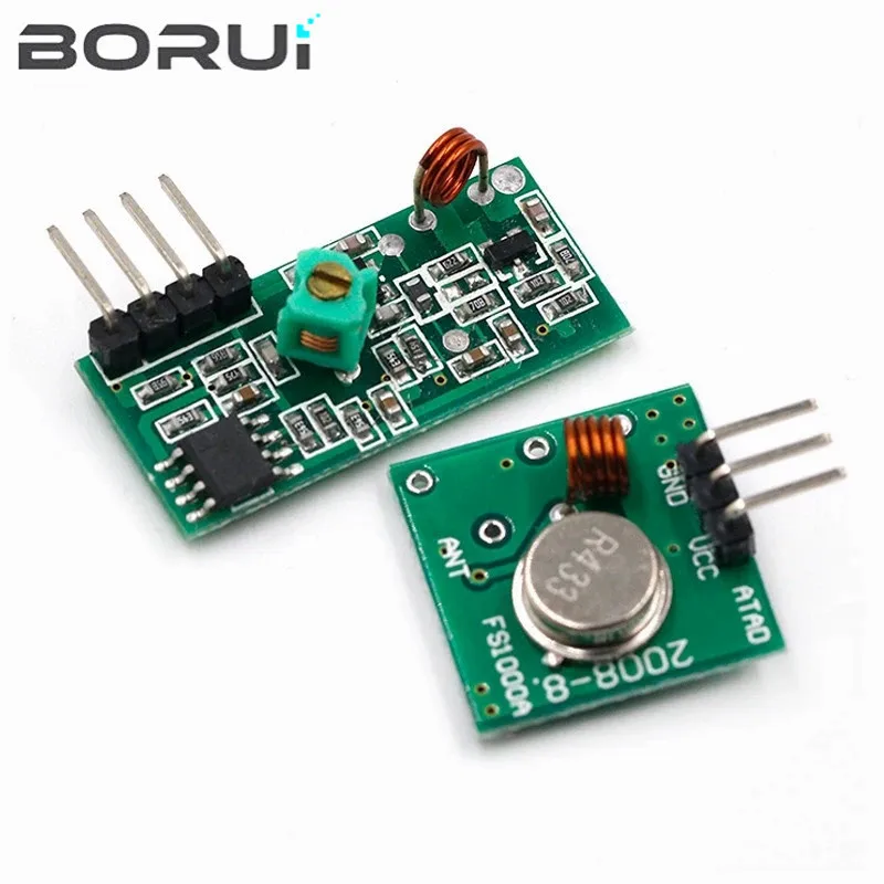 433 Mhz RF Transmitter and Receiver Module Link Kit for ARM/MCU WL DIY 315MHZ/433MHZ Wireless Remote Control for arduino Diy Kit