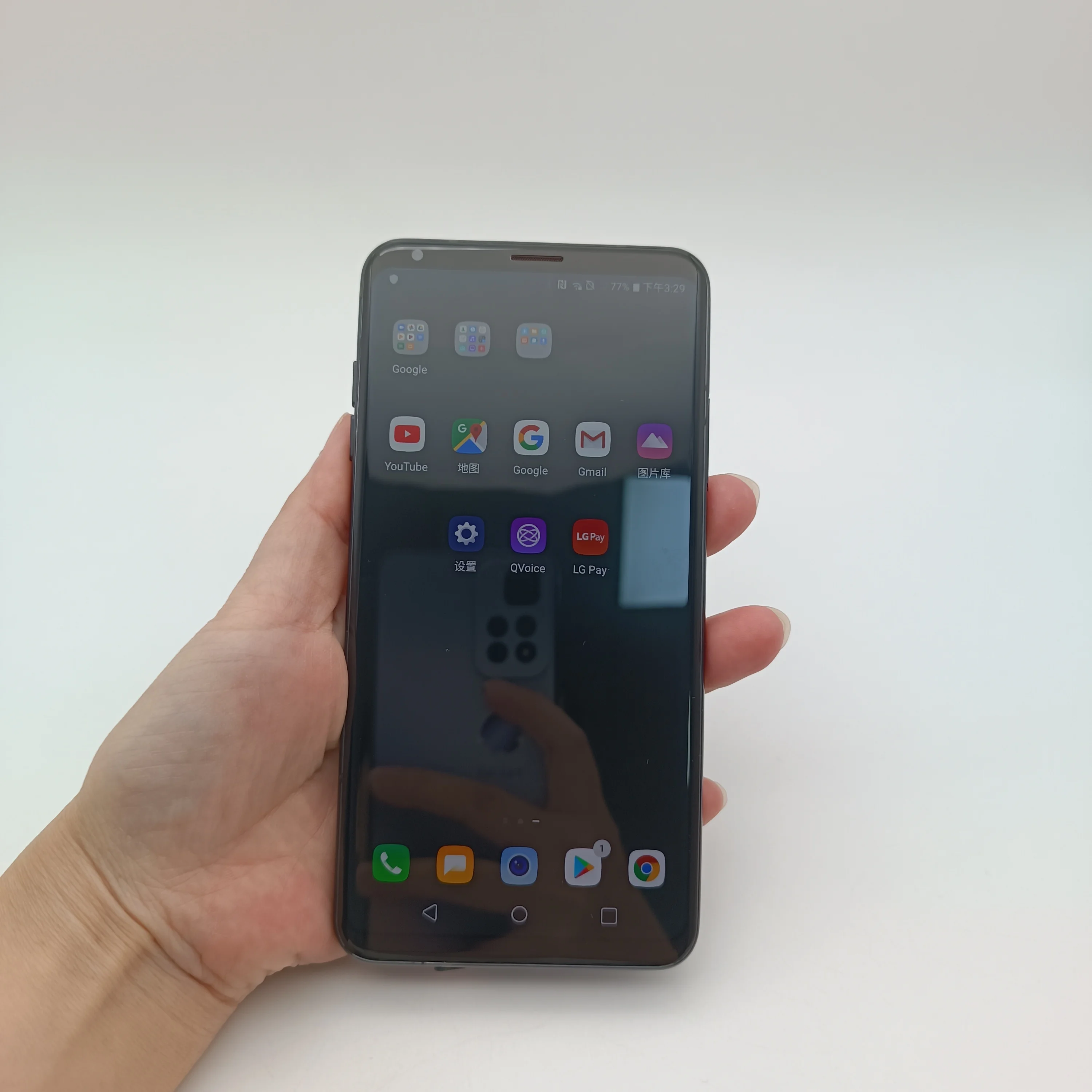 هاتف LG V35 ThinQ الأصلي غير مقفول بشريحتين 6 جيجابايت رام 64 جيجابايت ثماني النواة 16 ميجابكسل 6.0 بوصة 3300 مللي أمبير في الساعة أندرويد 8 FM QC3 الذكي