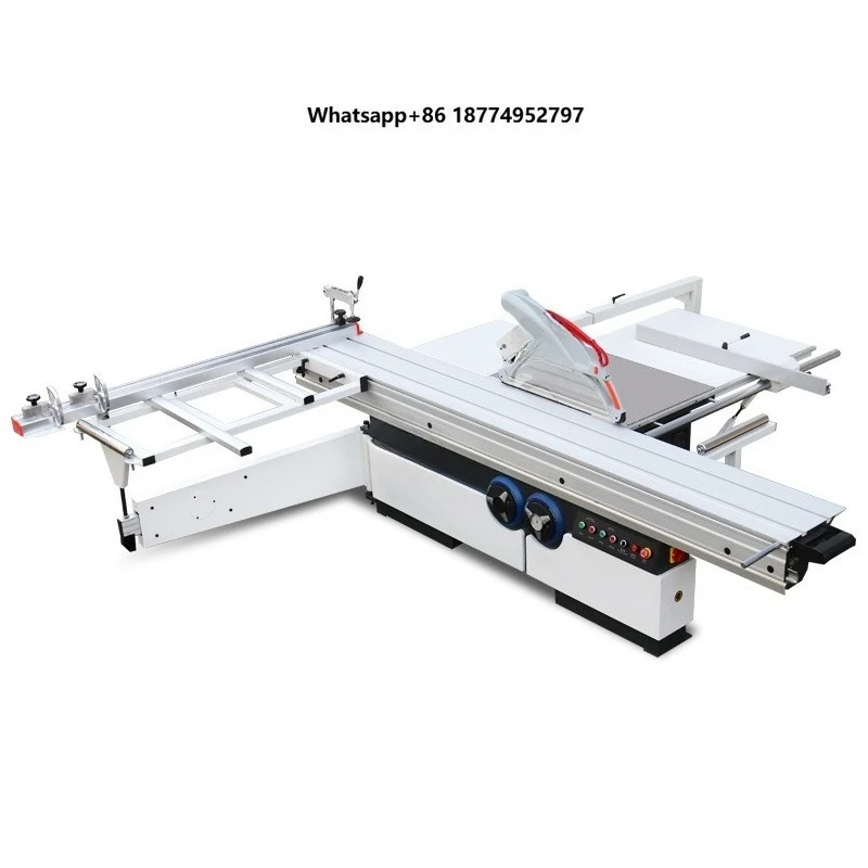 Woodworking 45 90 Degrees Double Saw Blade Melamine MDF Plywood Wood Cutting Machine Precision Sliding Table Panel Saw Machine