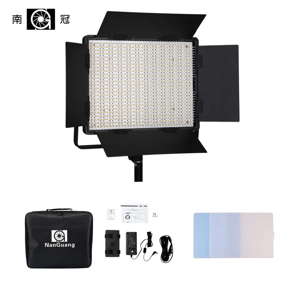 Nanguang CN-900CSA LED Video Light Illumination Dimming Dimmable Brightness Adjustment 5600K Panel Light Lamp for Camera Video