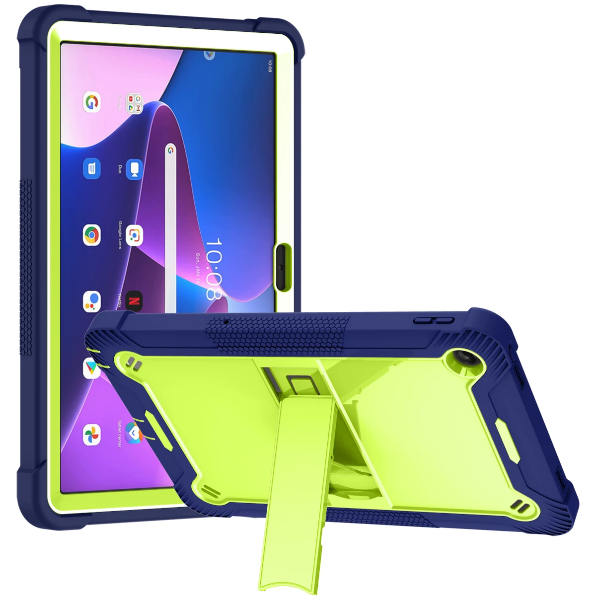 Case For Lenovo Tab M10 Plus 3rd Gen 10.6 Inch 2022 TB-128FU/128XU/125FU Cover Stand Funda for Xiaoxin Pad 10.6 Cases Inclusive