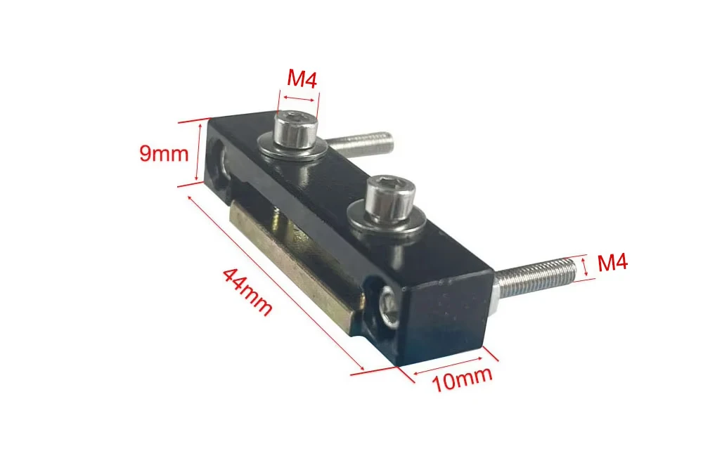 HUNST Riemenverschluss für offenes Zahnriemen-Getriebe mit einer Breite von 15 mm/20 mm für X/Y-Achsen-Hardware-Werkzeug, mechanische Teile – Detail 3