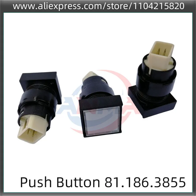 Best Quality 10PCS CPC Push Button 81.186.3855 SM52 PM52 SM74 SM102 Offset Printing Machine Parts CPC Computer Fountain Button