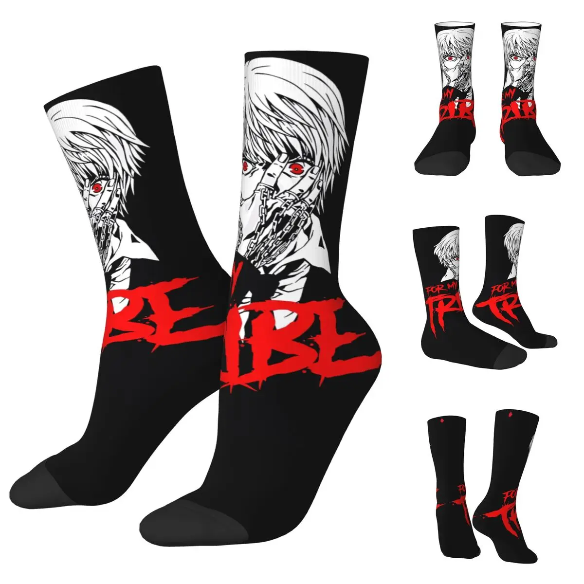 HXH Vengeance Kurapika cosy Unisex Socks,Windproof Happy 3D printing Sock