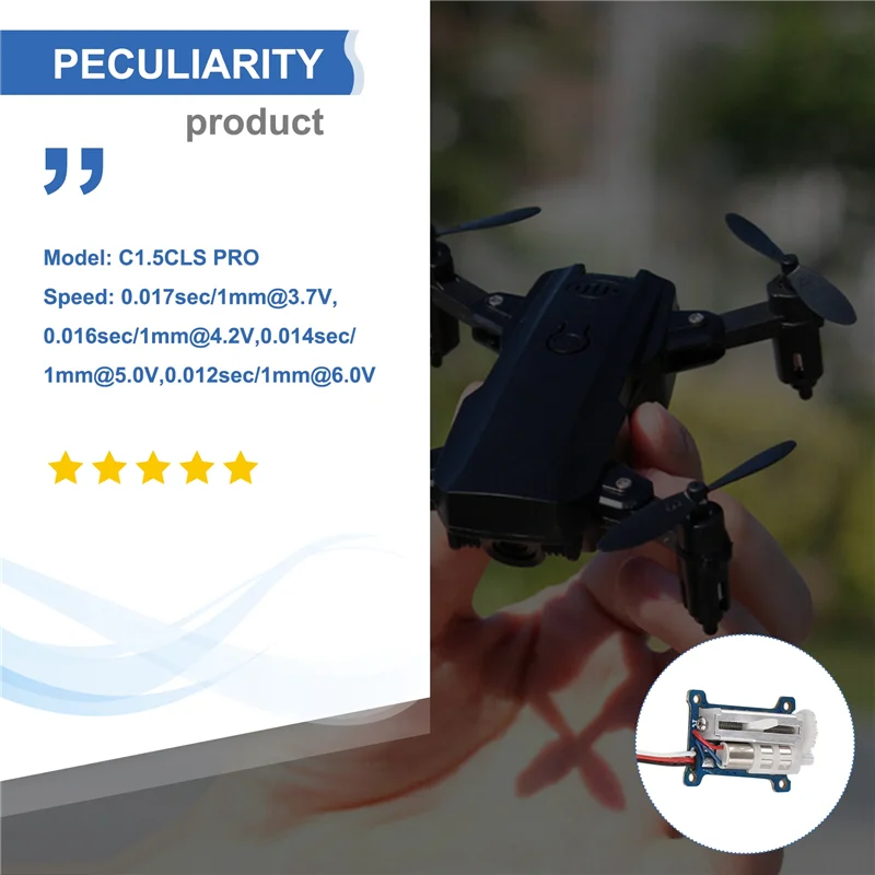 

Нежная текстура-1 пара сервоприводов микротипа аналоговый 1,5 г нагрузка два линейных сервопривода