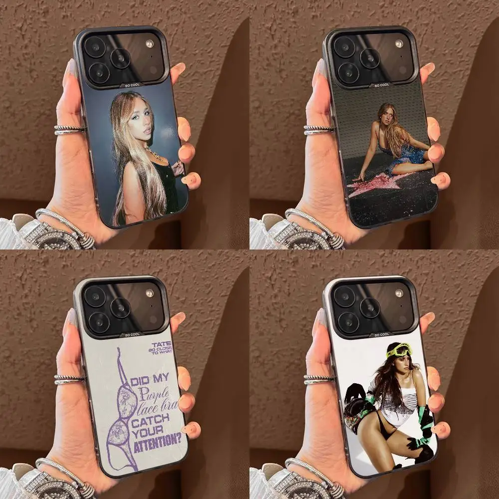 

T-Tate McRae So Close to What Phone Case For iPhone 17,16,15,14,13,12,11,Pro,Max,Plus,E,Air,Mini Black Tpu Cover