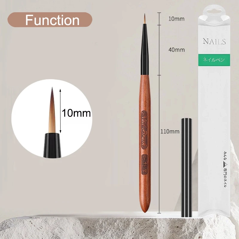 Nagel Kleber Phototherapie Stift UV Gel Pinsel Stift Acryl Verlängerung Builder Nail art Malerei Zeichnung Pinsel Maniküre Pinsel Werkzeug