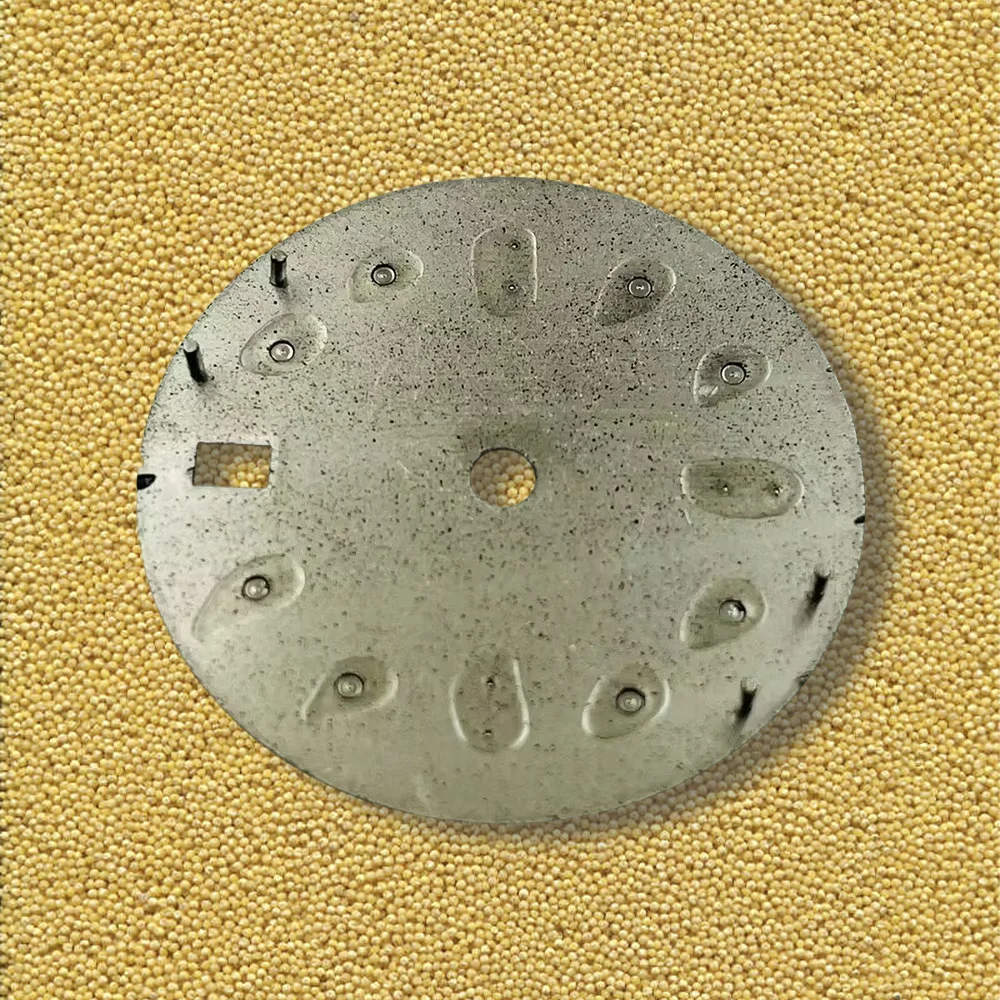 28.5mm S Logo black GMT Dial Fit NH34 Japanese Movement Ice Blue Luminous Watch Modification Accessories