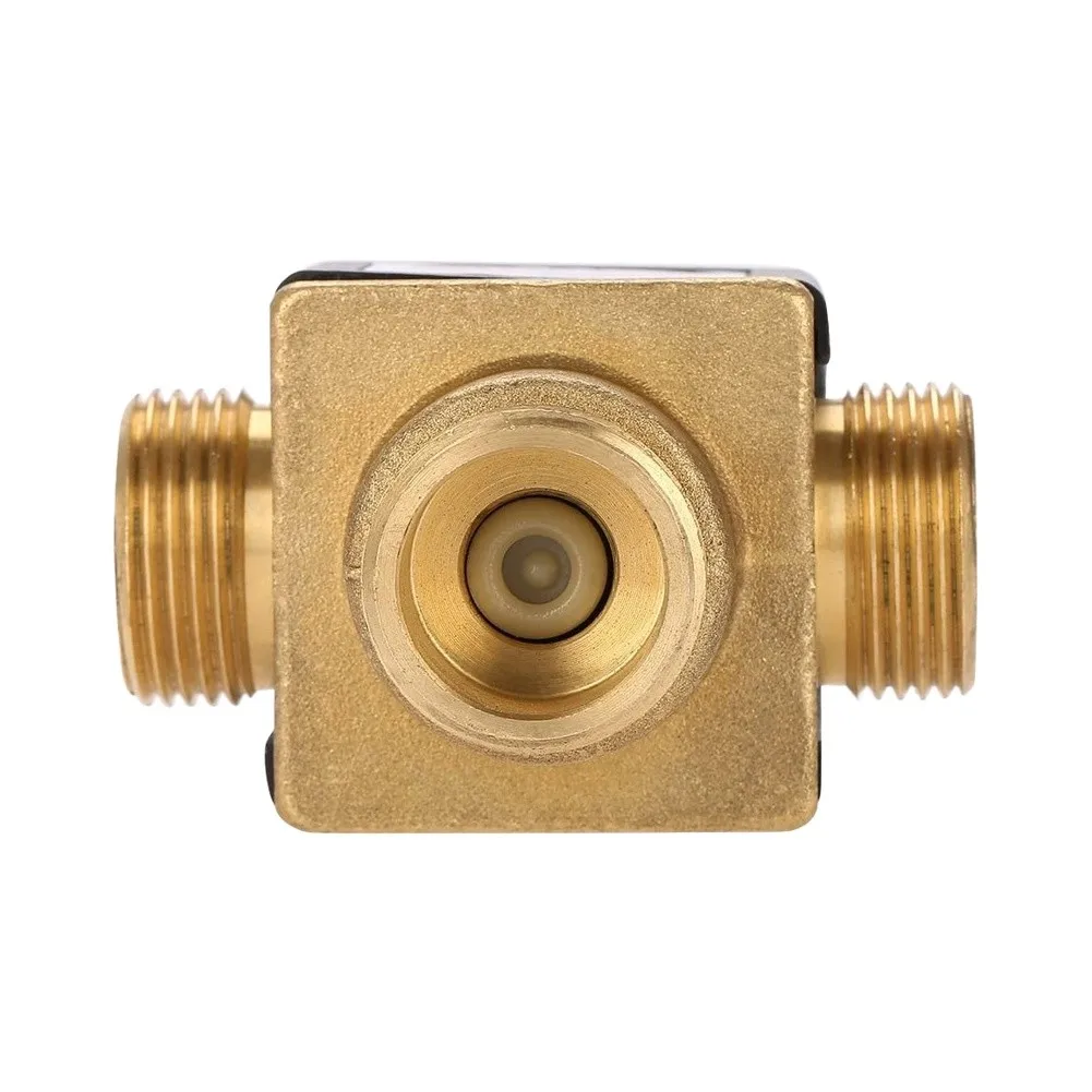 Brass DN20 3-Way Thermostatic Mixing Valve with G3/4 Male Thread for Automatic Temperature Limitation at 35-60 C