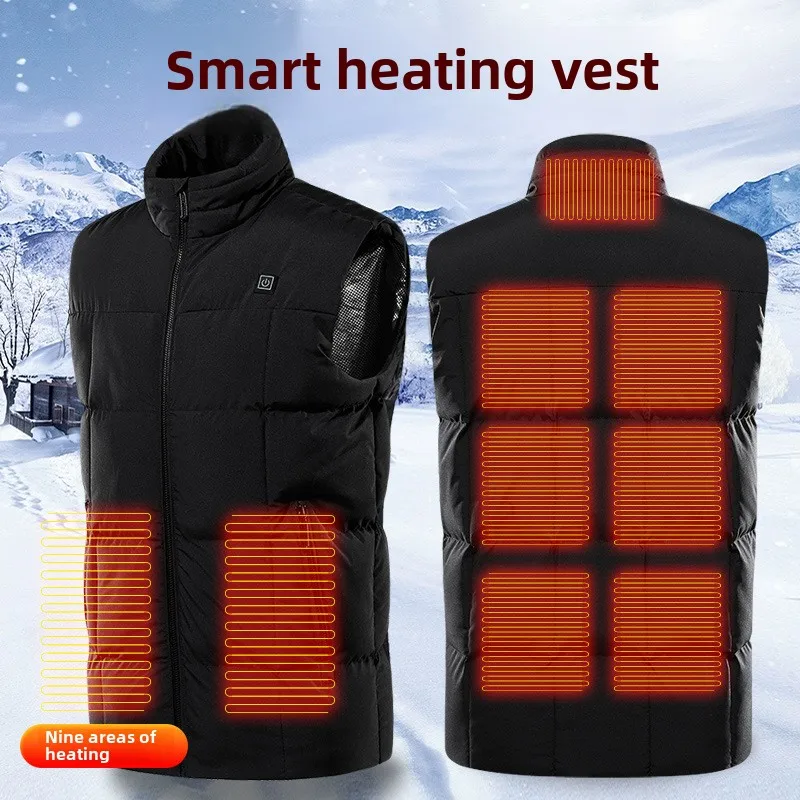 

District 9 Men's and Women's Electric Heating Vest Whole Body Constant Temperature Intelligent Charging