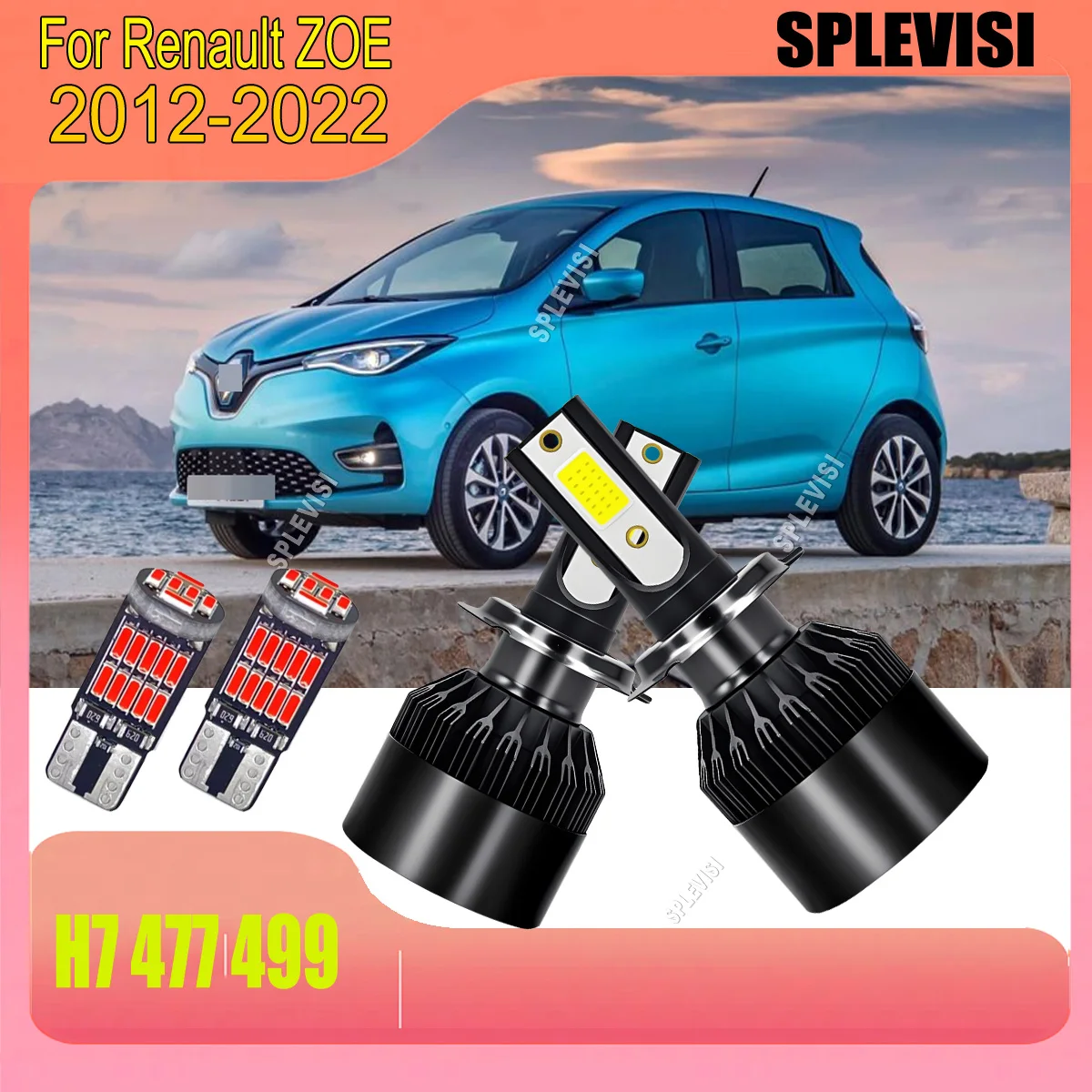 

LED H7 60W 6000LM Headlight Bulbs - Restore Your Vehicle Brighther Output For Renault ZOE 2012 2013 2014 2015 2016 2017-2022