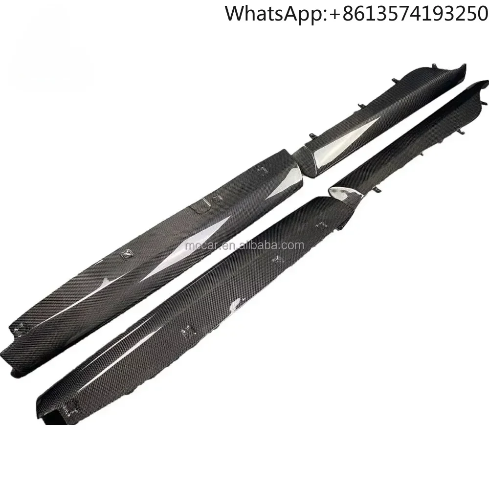 

For For McLaren 540C 570GT 570S 570S Spider Carbon Fiber Car Side Skirts GT4 Style Side Skirt Kit