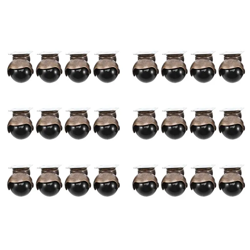 y42a-[24-pack]-swivel-top-plate-hooded-ball-caster-wheels-antique-bronze-15-inch-no-brake