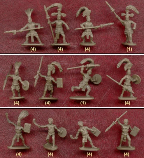 miniature 1/72  pvc model . Ancient soldier man model (Maya tribe) 42pcs/set