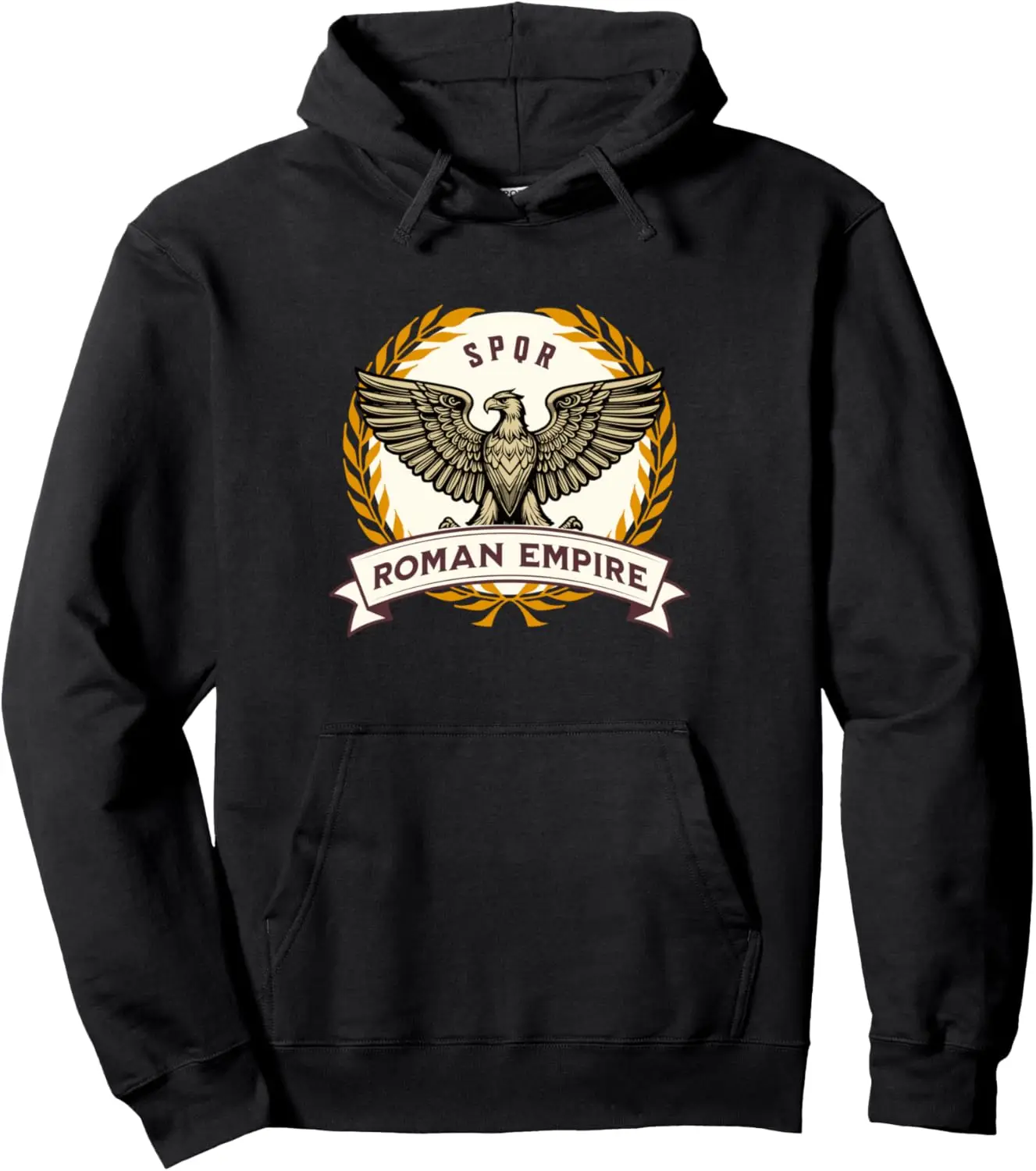 Roman Empire Aquila SPQR Eagle of Rome Pullover Hoodie