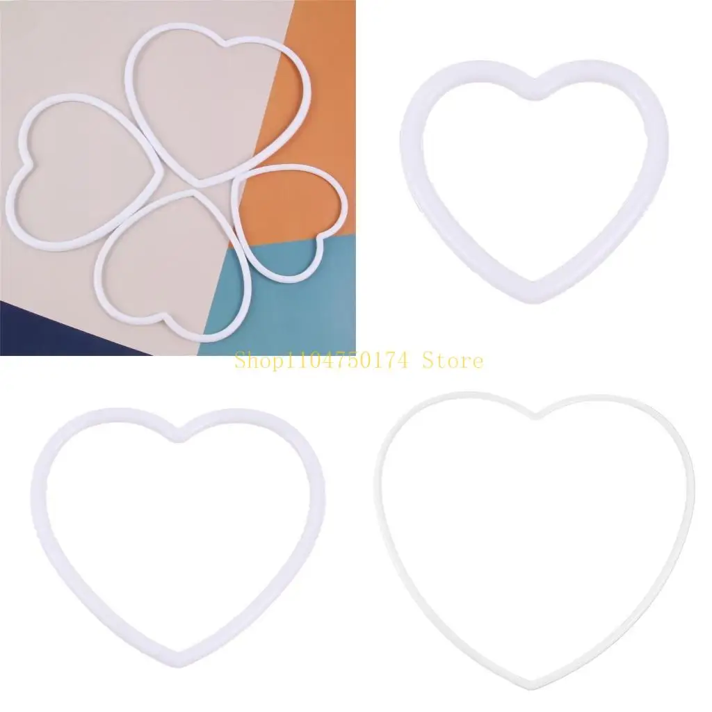 Dream Catchers Circle Rings Heart Shaped Fitting Rings Accessories DIY Windchime，Beautiful Handmade Pieces，New Year Gift