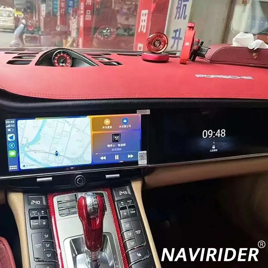 

Upgraded Interactive Dual Screen For Porsche Panamera 2010-2017 Intelligent System Navigation GPS Car Multimedia Player CarPlay