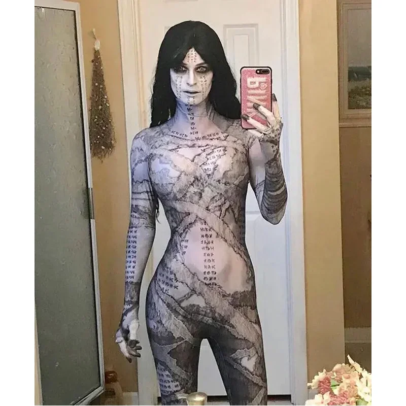New 2025 Adults Kids The Mummy 2 Cosplay Costumes Female Woman Anck Su Namun Superhero Zentai Suit Halloween Bodysuit X159