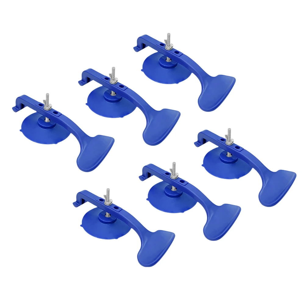 الزجاج المشبك قابل للتعديل 6 قطعة مصاصة المشبك قوي شفط الزجاج تصاعد حامل مجموعة أدوات إصلاح السيارات لإصلاح التسريبات في للتحويل