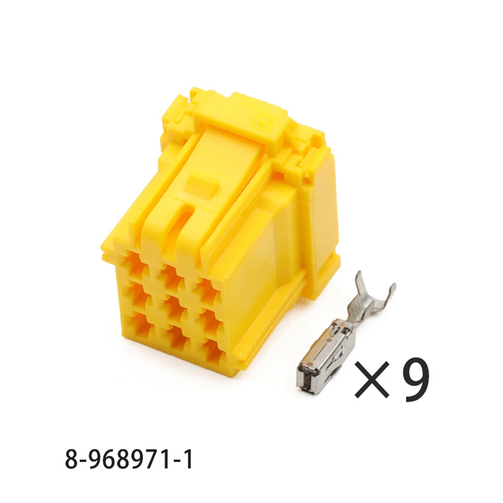 

1/5/10 PCS 9 Pin/Way Automobile Power Amplifier Connector Automotive Audio Amplifier Plug Wiring Harness Socket 8-968971-1