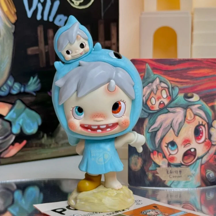 Original POP MART POLAR Monster Village Serie Saison 3 Blind Box Actionfigur Spielzeug Desktop-Dekoration Ornament Überraschungsgeschenk – Detail 12