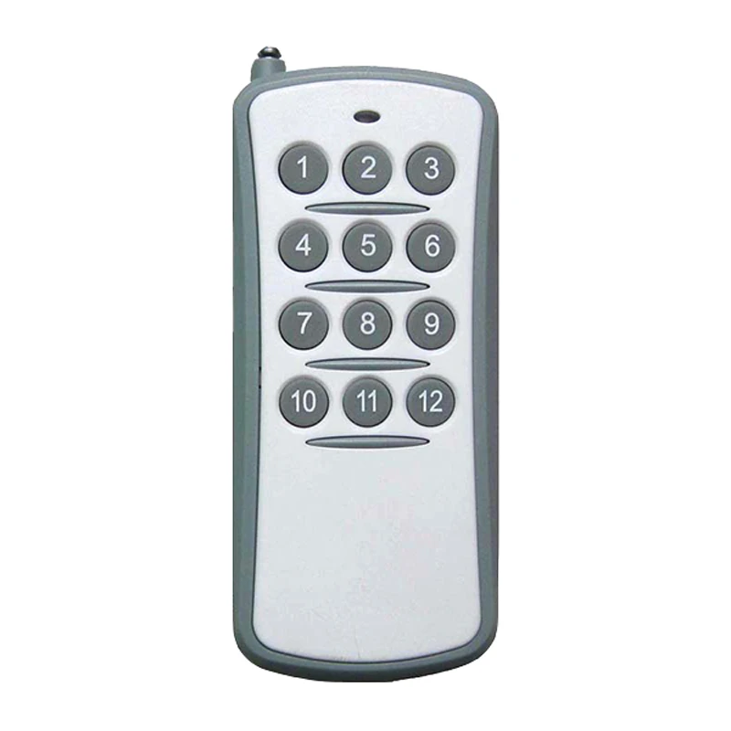 

DC12V 12 Buttons 200-1000m RF Wireless Remote Control High Power Universal Long Distance Electronics Door/Gate Opener