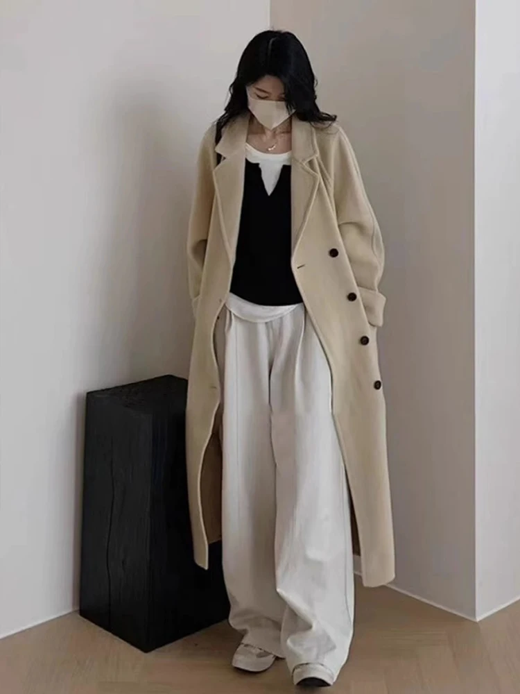 Sweater Tops Women 2024 Women's Autumn And Winter Black V-Neck Sweater Long Sleeved Knitted Sweater Autumn Women's Jumper Blazer