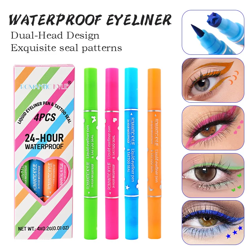 アイライナーペンシル,ダブルヘッド,防水,長持ち,速乾性,化粧品