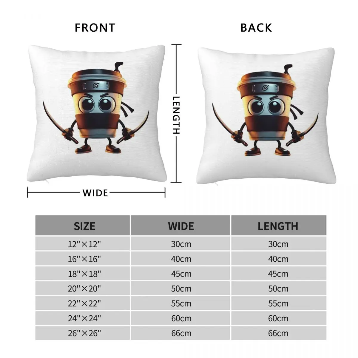 Cappuccino Assassino Italian Brainrot Square Pillowcase Polyester Linen Velvet Printed Decorative Pillow Sofa Cushion Case 45x45