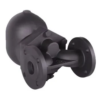 High-Temperature Free Floating Steam Trap With Manual And Pneumatic Control Ball Valves And Flush Valves For Water Oil And Gas
