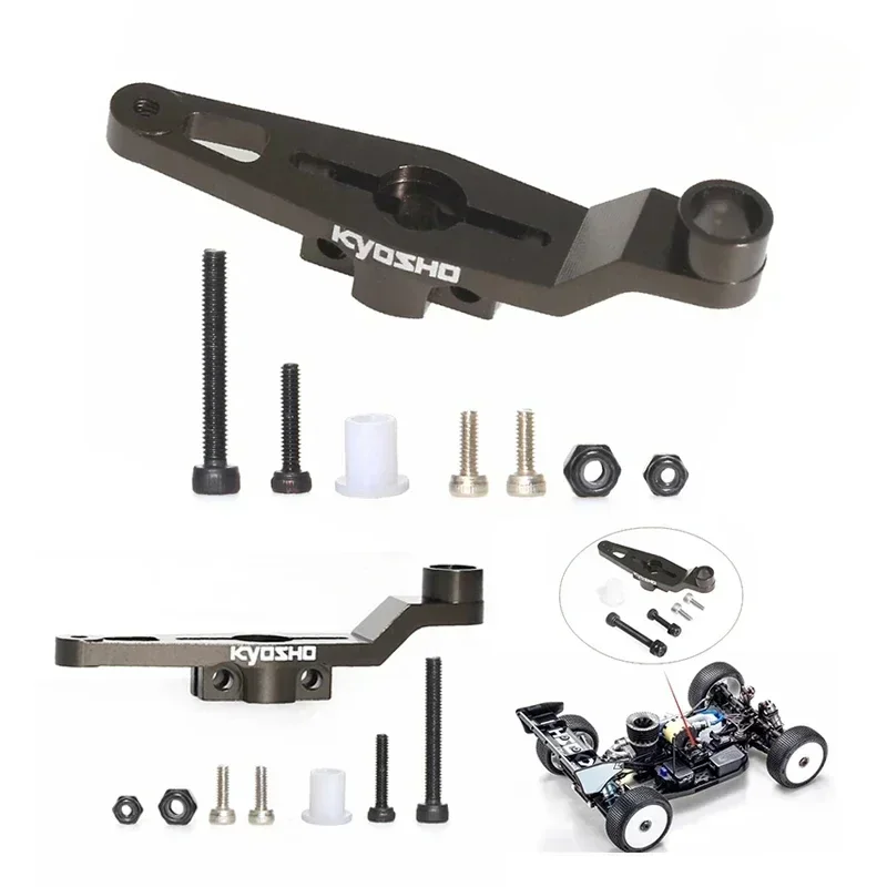 

Metal Throttle Servo Arm Engine Servo Arm IFW455 for Kyosho MP10 MP9 1/8 RC Car Upgrade Parts Accessories