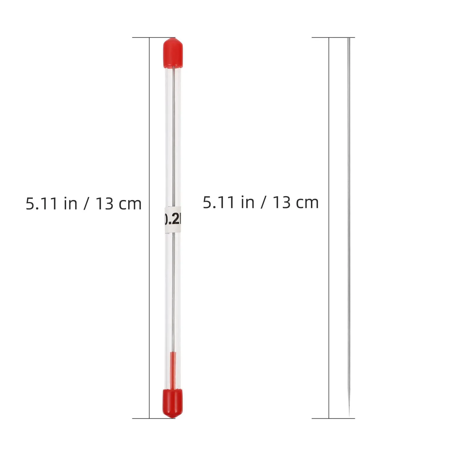 1 jeu de capuchons et d'aiguilles de buse d'aérographe universels 02Mm 03Mm 05Mm, composants de remplacement solides et Non déformables pour aérographe