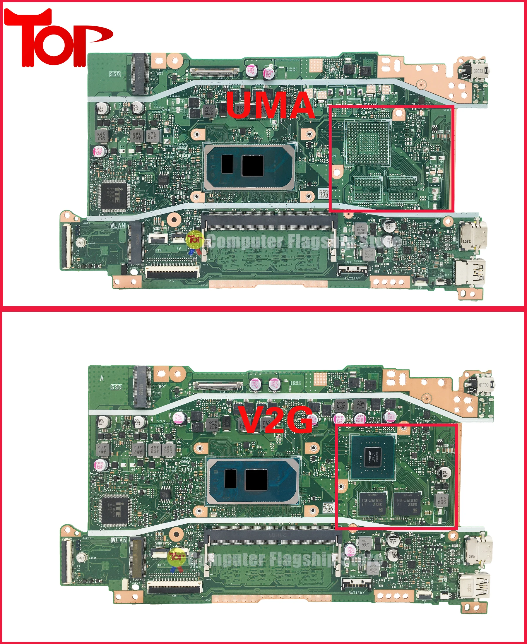 X415JA Laptop Motherboard For ASUS  X515JAB X515JF X515J X415J P1511cja P1511cjp P1411cja P1411cjp V5200J I3 I5 I7 Mainboard