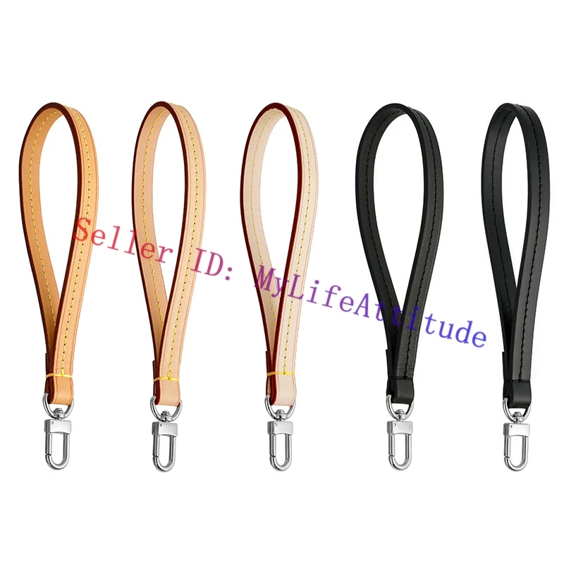 Cinturino da polso in vera pelle Vachetta per borsa di design Borsa da toilette Borsa da toilette Zippy Piccola pochette 4 colori