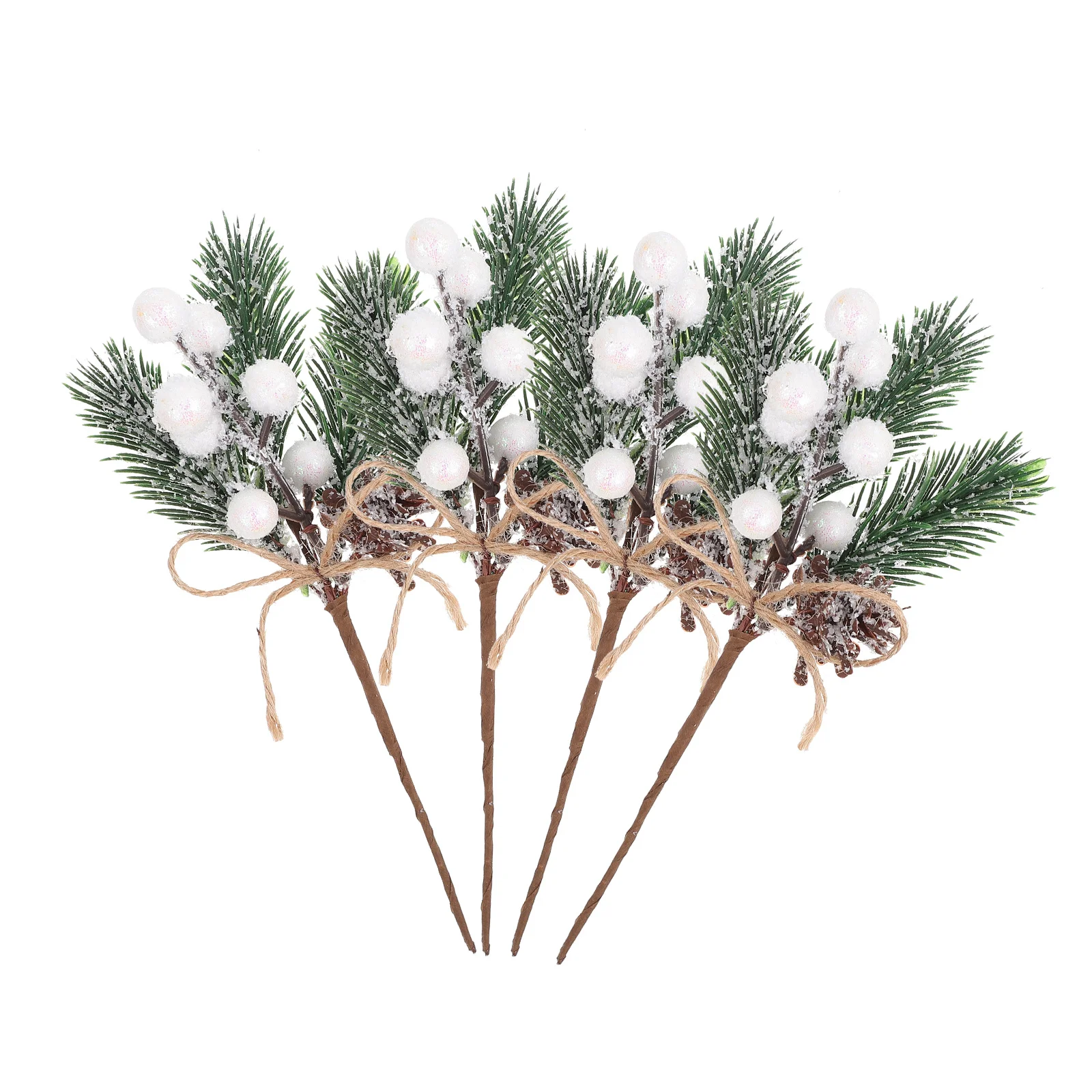 

20Pcs Xmas Simulation Berries Decorative Props Pine Cones Tree Wreath Home Festival Decoration Simulation Berries