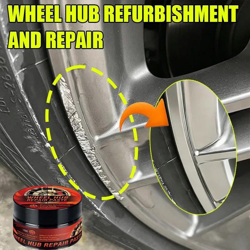 

50g Universal wheel repair kit - alloy wheel scratch repair tools, scratch wax, scratch remover and oxidation paste