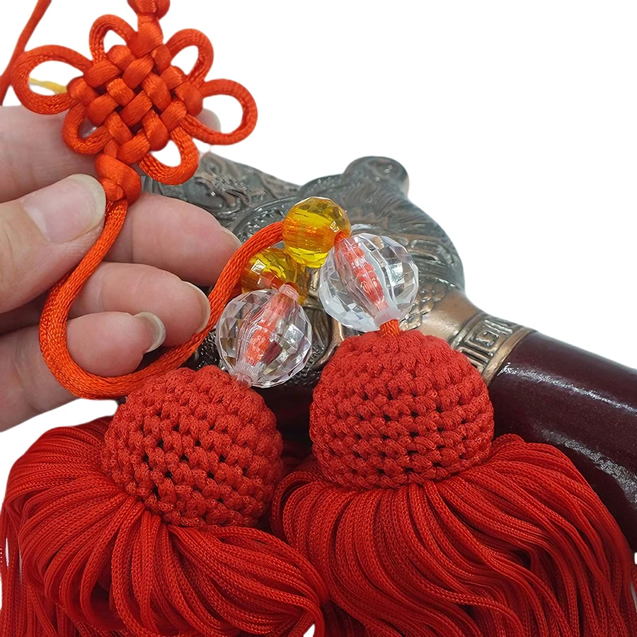 Tai Chi Sword Accessories Sword Tassel Martial Arts Taiji Sword Tassel Kung Fu Wushu Chinese Knot Chinese Traditional Short