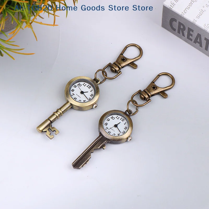 

[TG820]Cute Lovely Fashion Brand New Fashion Style Pocket Pendant Key Ring Chain Quartz Dress Watch